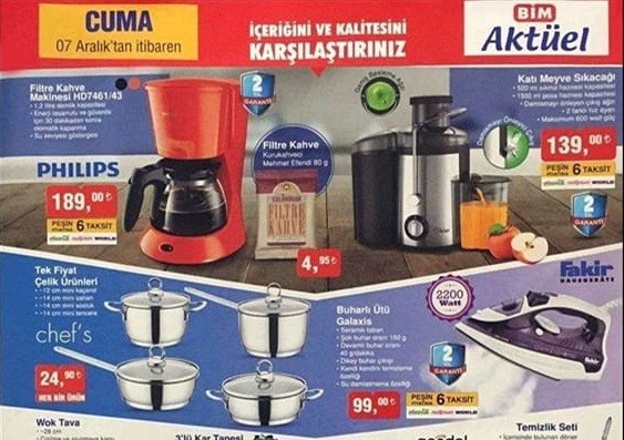 Bim 7 Aralık 2018 Aktüel Ürünler Kataloğu