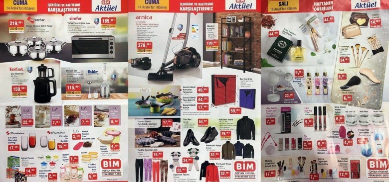 BİM YENİ  21 Aralık  Aktüel Kataloğu