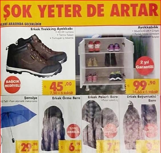Şok Hafta Sonu İndirimli Aktüel Ürünler Kataloğu