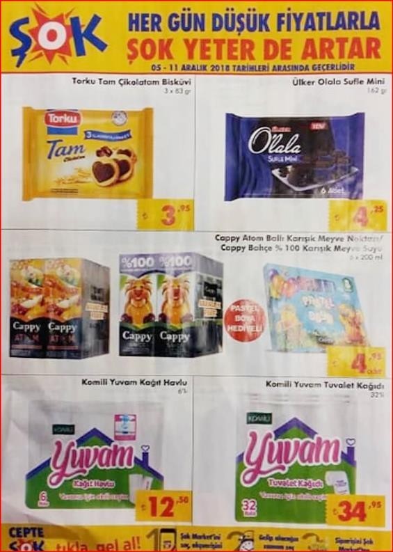 Şok Hafta Sonu İndirimli Aktüel Ürünler Kataloğu