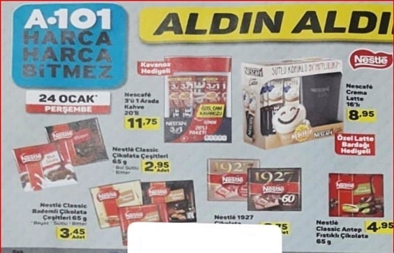 A101 20-26 Ocak 2019 İndirimli Aktüel Ürünler Kataloğu