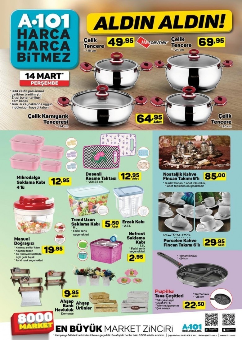 A101 21 Mart Aktüel Ürünler Kataloğu 