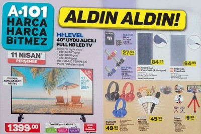 A101 11 Nisan 2019 Aktüel Ürünler Kataloğu