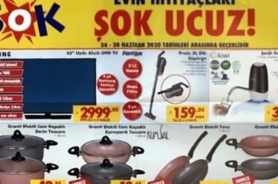 ŞOK MARKET 24 HAZİRAN 2020 AKTÜEL İNDİRİMLİ ÜRÜNLER KATALOĞU